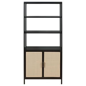 Kenneth - 3 Shelf Radio Weave Accent Cabinet