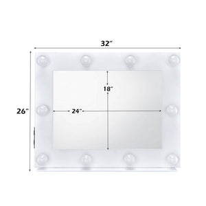 Avery - Accent Mirror - White