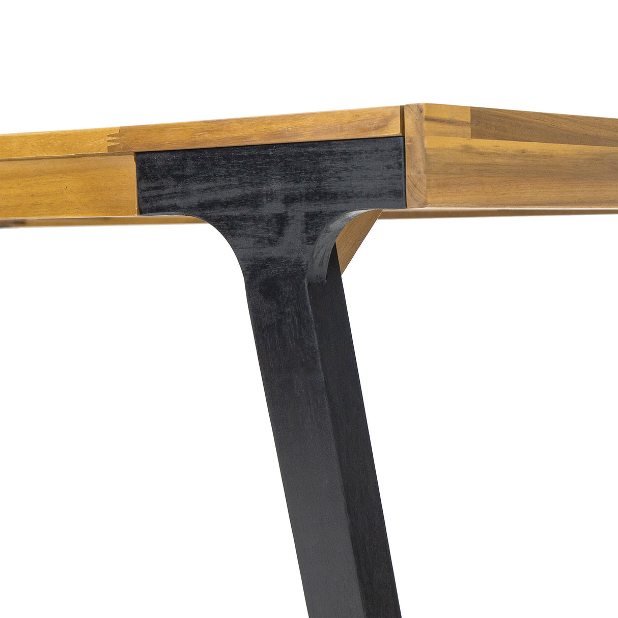 Acacia Wood Patio Dining Table, 69'L Rectangle Outdoor Table