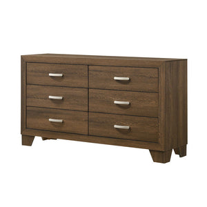 Miquell Oak Dresser with Six Drawers - Oak