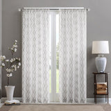 Diamond sheer window curtain panel (only 1 pc panel)
