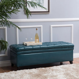 Juliana Storage Ottoman With Birch Legs