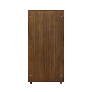 Basia Indoor Rubber Wood Cat Cabinet