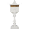 Cast Aluminum Mailbox with Durable Construction – Dark Brown, Black, or White