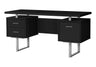 Computer Desk For Home Office, Laptop, Left, Right Set-Up, Storage Drawers, Contemporary & Modern