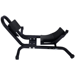 Heavy Duty Motorcycle Front Tire Chock For 17" 21" Wheels Stand 1200 Lbs Capacity - Black