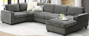 117.5" U-Shaped Sectional Sofa