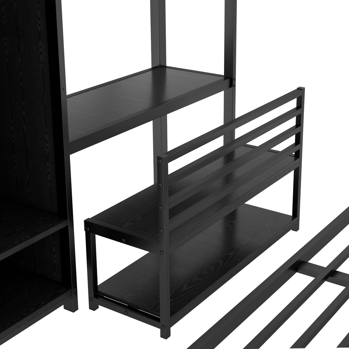 Queen Over Queen Size Bunk Bed Frame