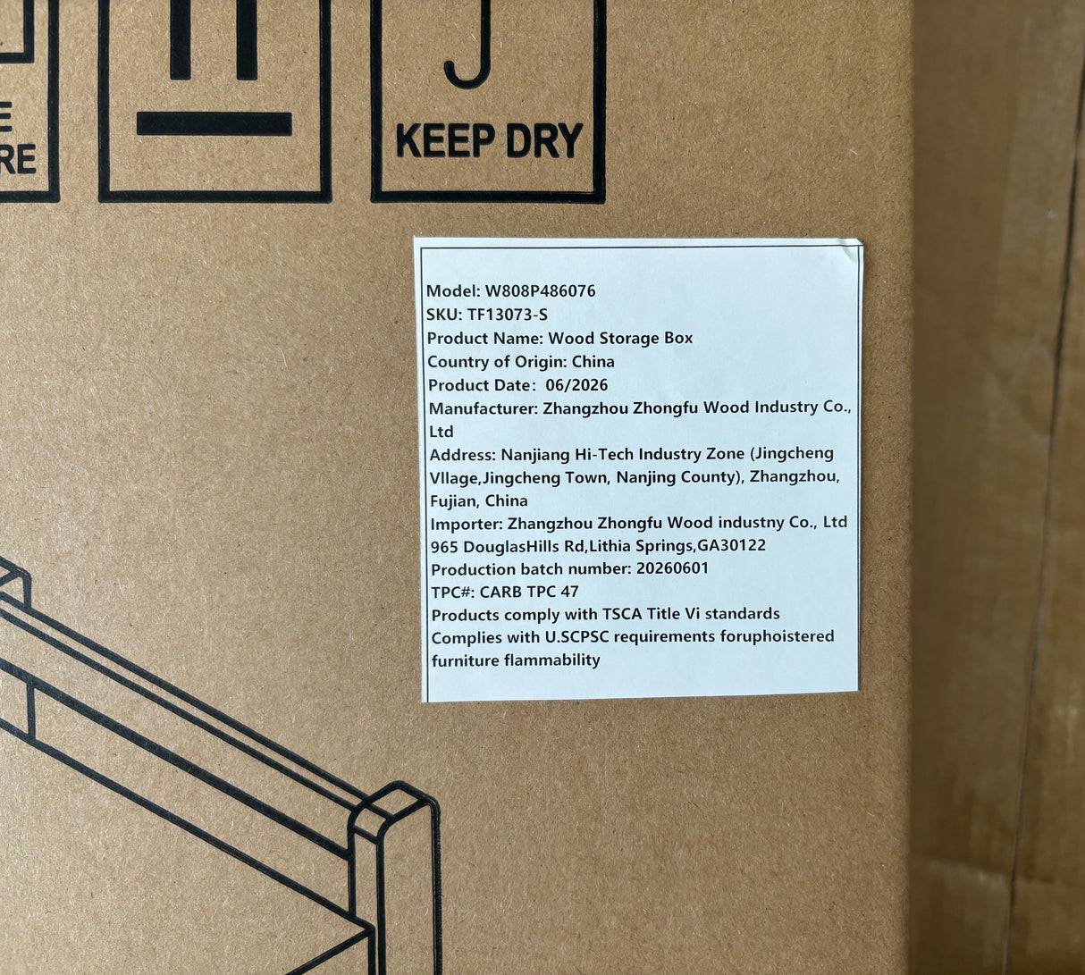 Kids Toy Box Chest for Boys & Girls