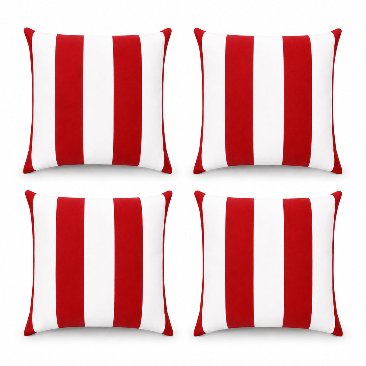 2 Pack Outdoor Pillow Covers - 18x18 Inch, Water-Repellent
