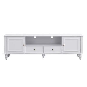 TV Stand for TVs Up to 80" with Open Compartment