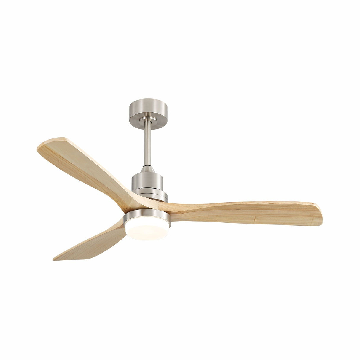 Indoor Ceiling Fan With Dimmable LED Light, 6-Speed Remote Control, LED DC Motor, Reversible Blades