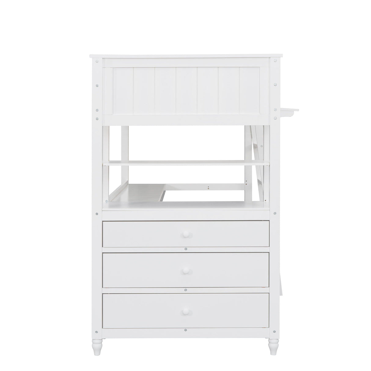 Loft Bed With Drawers With Desk And Shelves