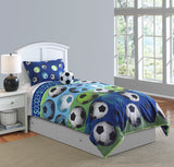 Reversible Soccer Comforter Set