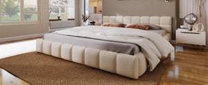 Elegant Chenille Upholstered Bed