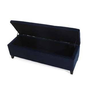 Upholstered Storage Ottoman Bench