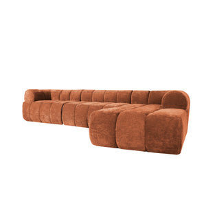 122" Modern L-Shaped Sectional Sofa with Chaise Lounge