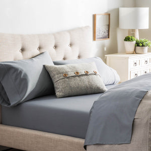 Brookside 600TC Cotton Rich Full Sheet Set in Slate