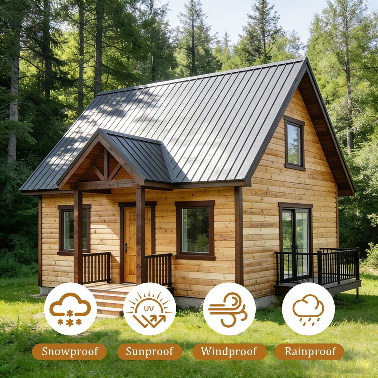 20 Pcs 42.52''X18.9'' Corrugated Metal Roofing Panels