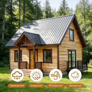 20 Pcs 42.52''X18.9'' Corrugated Metal Roofing Panels