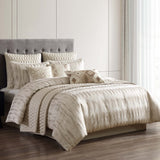Milan 10 Pc Jacquard Comforter & Coverlet Ensemble