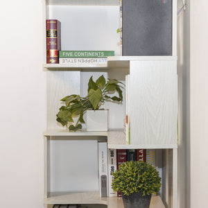 L-Shaped Design Corner Bookshelf
