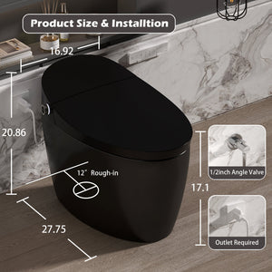 Smart Toilet with Bidet Built-In - ADA One-Piece Toilet