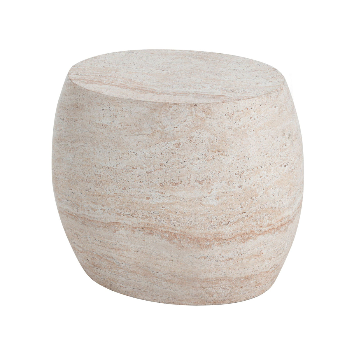 Outdoor Oval Shaped Side Table