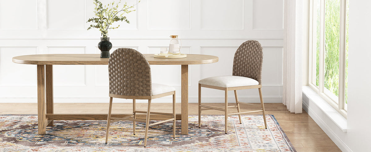Farmhouse Dining Chairs Set of 2