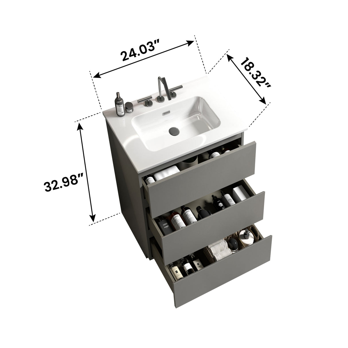 TIA 24" Bathroom Vanity