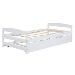 Platform Bed With Trundle
