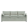 Modern 3 Seater Sofa With Side Storage Pockets For Living Room