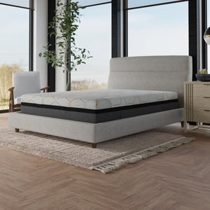 Hybrid Copper Gel Cooling Memory Foam Mattress with Edge Support
