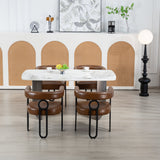 House hold contemporary designed upholstered accent/dining chair/barrel side chairs set of 2
