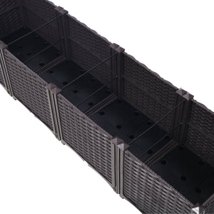Deep Raised Garden Bed Plastic Planter Boxes