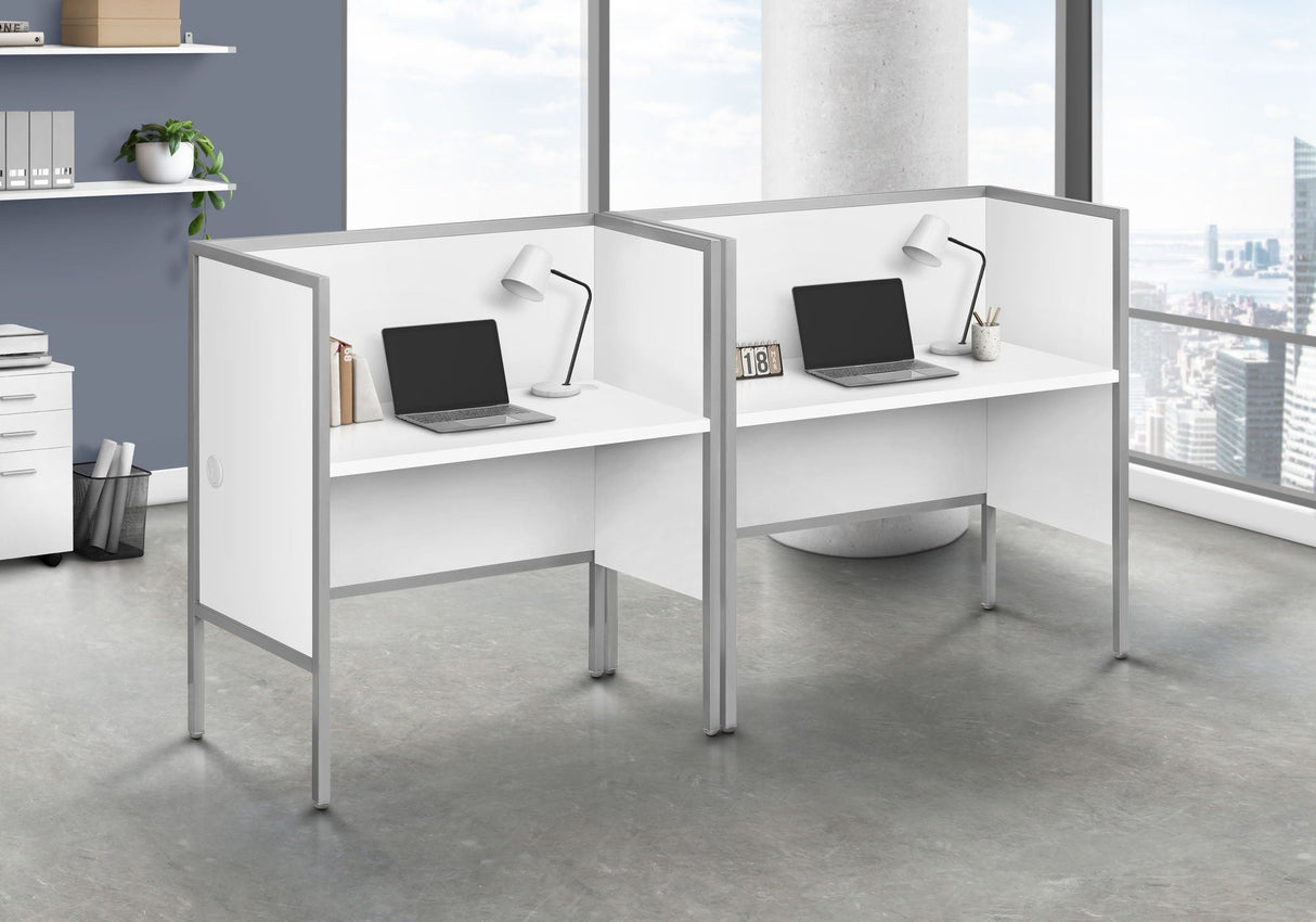 Office Cubicle Desk, Commercial Grade, Contemporary & Modern