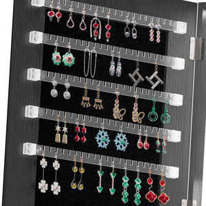 Swivel Jewelry Cabinet With Full Length Mirror