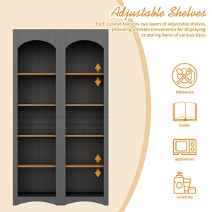 ON-TREND 3-Piece Farmhouse Entertainment Center