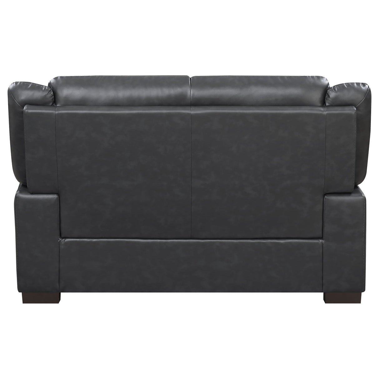Jacob - Loveseat With Pillow Top Arms Upholstery - Gray