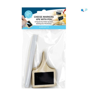 Cheese Marker Set of 4 With Pen