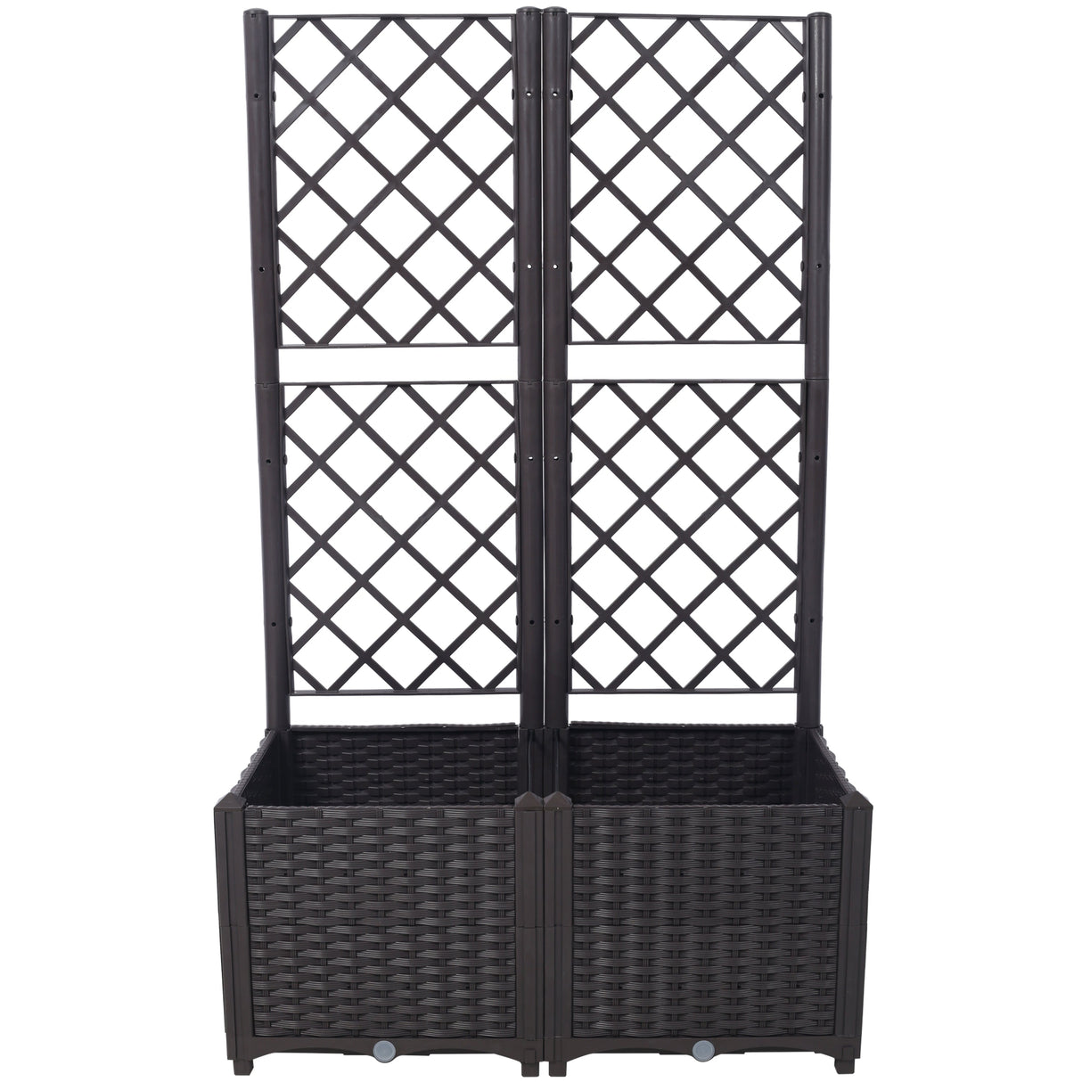 Poly Rattan Garden Planter