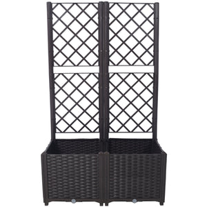 Poly Rattan Garden Planter