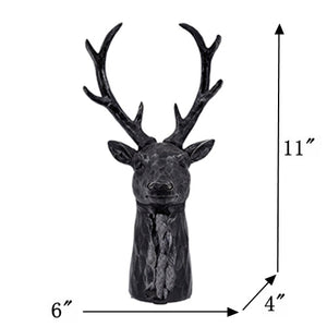 Darby 8-Point Deer Head Statue Decor