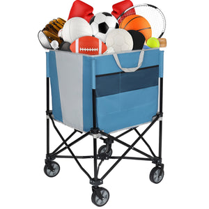 Rolling Ball Storage Cart with Wheels