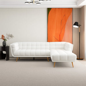 Addison - L Shape Sectional Sofa Tufted