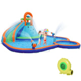 Backyard Water Slide Oasis 4-in-1 Bounce House/ Water Park