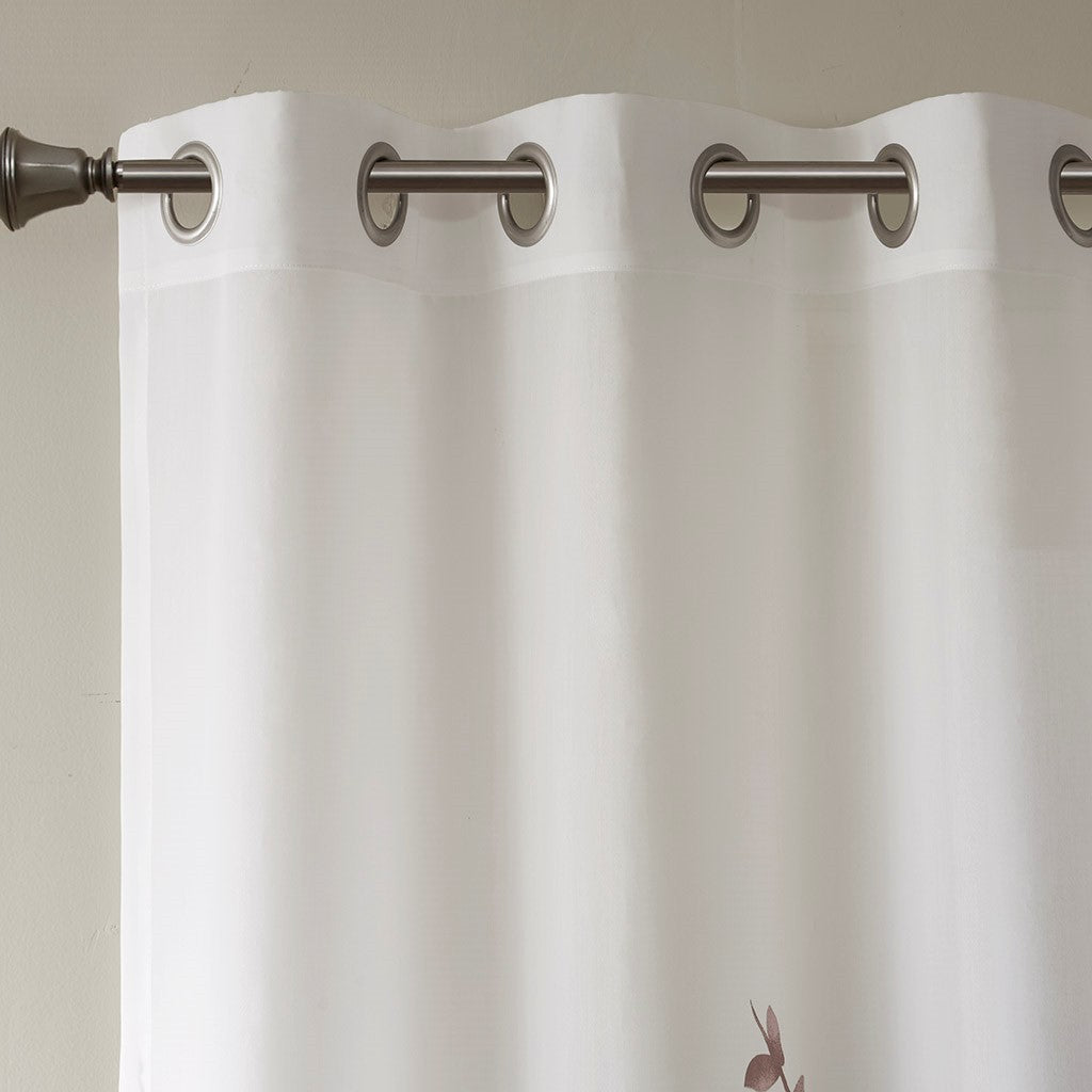 Burnout Printed Curtain Panel (Single Panel)