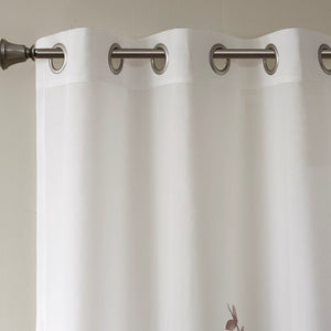 Burnout Printed Curtain Panel (Single Panel)