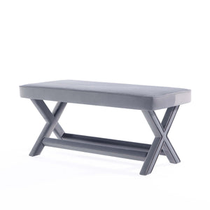 Abigail - Accent Bench With Piped Cushion