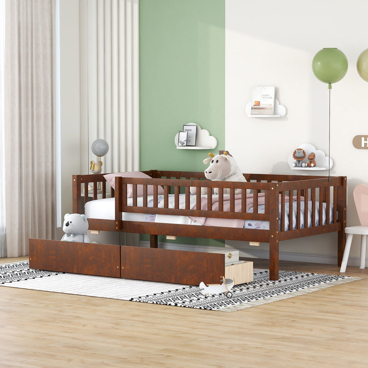 Multi Functional Wooden Daybed Bed